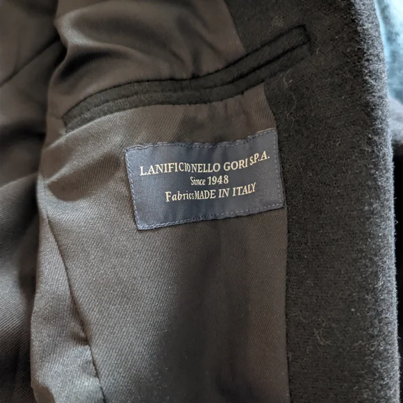 NWT Quince Women's Italian Wool Stand Collar Blazer Medium Black - Picture 7 of 7